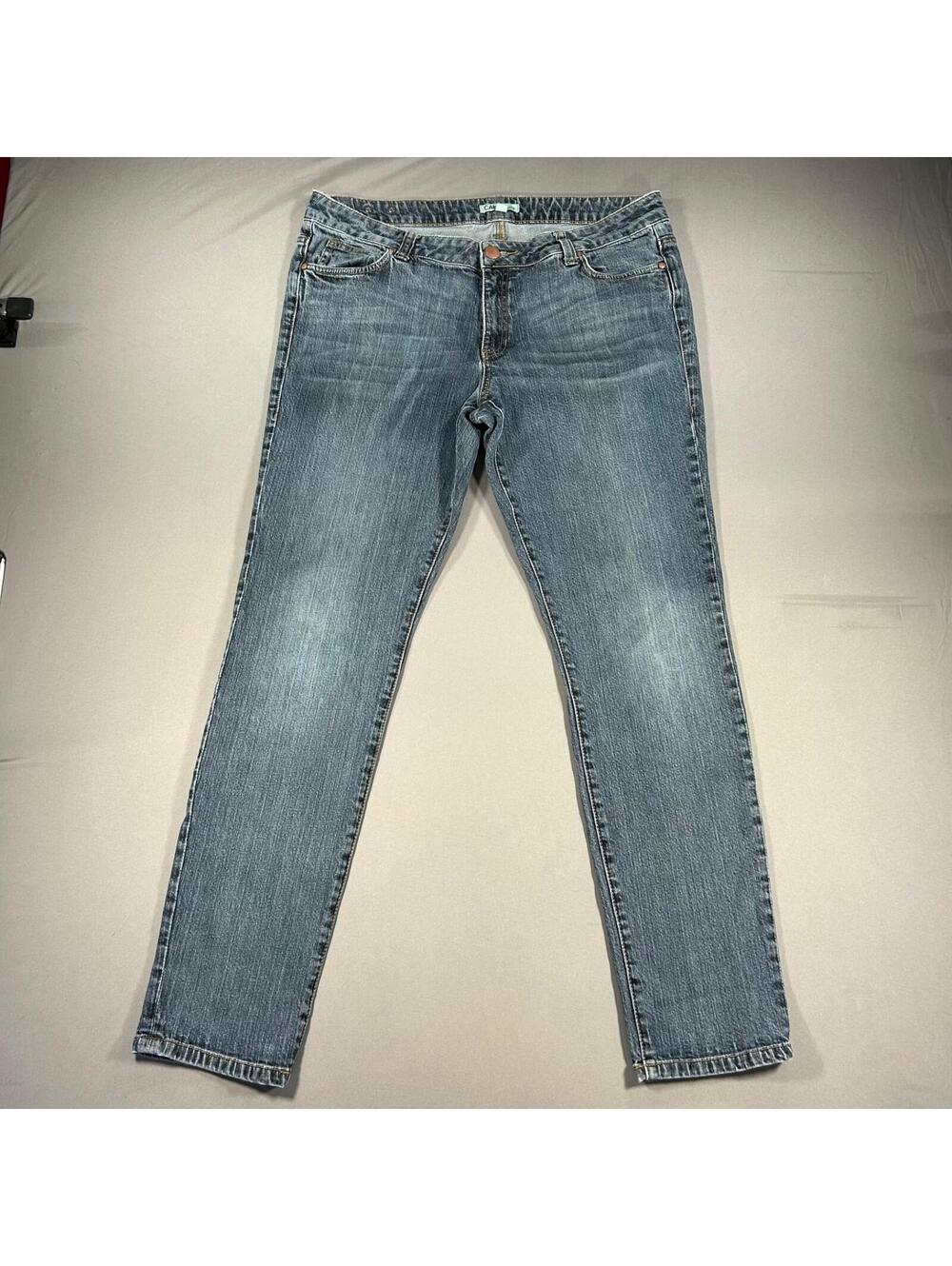 CAbi Bree Riverhouse Wash Jean Style #964 ~ Size 12 Fits 36x31.5